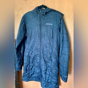 Columbia Omni-Heat Slate Black Puffer Jacket